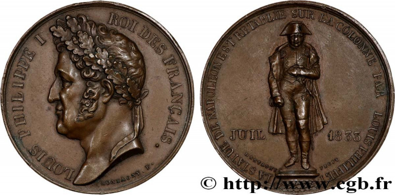 LOUIS-PHILIPPE I
Type : Médaille, Statue de Napoléon rétablie sur Colonne Vendôm...