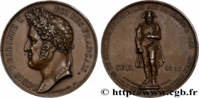 LOUIS-PHILIPPE I
Type : Médaille, Statue de Napoléon rétablie sur Colonne Vendôme 
Date : 1833 
Metal : bronze 
Diameter : 41  mm
Engraver : MONTAGNYJ...