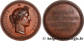 SECOND REPUBLIC
Type : Médaille, Proclamation de la Deuxième République 
Date : 1848 
Metal : copper 
Diameter : 47,5  mm
Weight : 72,42  g.
Edge : li...