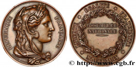 SECOND REPUBLIC
Type : Médaille, Assemblée nationale législative 
Date : (1849) 
Metal : copper 
Diameter : 50,5  mm
Engraver : GAYRARD 
Weight : 66,2...