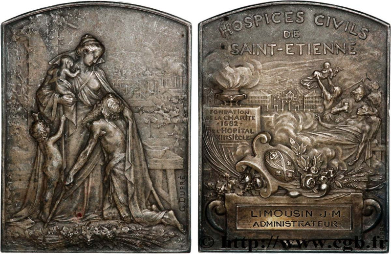 III REPUBLIC
Type : Plaquette, Hospices civils de Saint-Etienne 
Date : n.d. 
Mi...