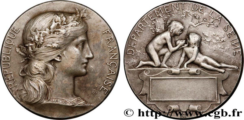 III REPUBLIC
Type : Médaille, Département de la Seine 
Date : n.d. 
Metal : silv...