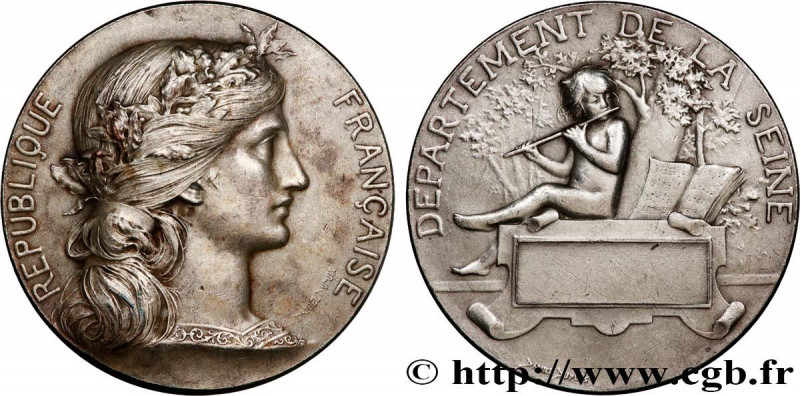 III REPUBLIC
Type : Médaille, Département de la Seine, Musique 
Date : n.d. 
Met...