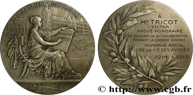 III REPUBLIC
Type : Médaille, Souvenir de collaboration pendant la grande guerre...