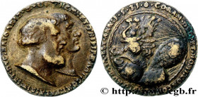 GERMANY - PALATINATE - NEUBURG - OTTO AND PHILIP
Type : Médaille, à l’unité des frères 
Date : 1531 
Metal : bronze 
Diameter : 35  mm
Engraver : Matt...