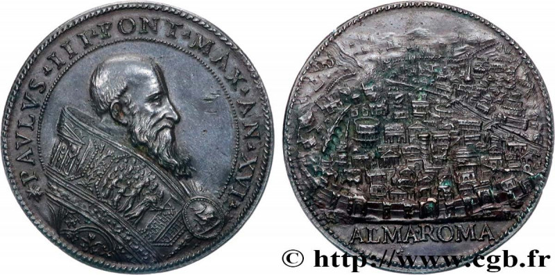 PAPAL STATES - PAUL III (Alexandre Farnèse)
Type : Médaille, Alma Roma 
Date : (...