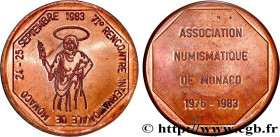 PROFESIONAL ASSOCIATIONS - TRADE UNIONS
Type : ASSOCIATION NUMISMATIQUE DE MONACO 
Date : 1983 
Quantity minted : 58 
Metal : copper 
Diameter : 34,2 ...