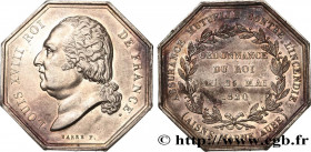 INSURANCES
Type : Assurances mutuelles contre l’incendie (Aisne, Marne, Aube) 
Date : 1820 
Metal : silver 
Diameter : 32  mm
Orientation dies : 12  h...