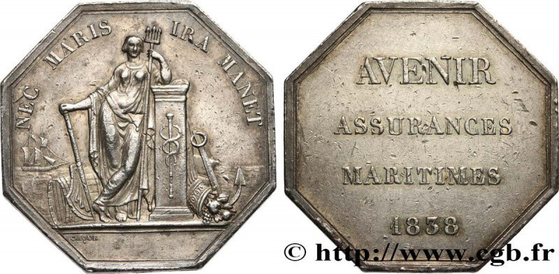 INSURANCES
Type : AVENIR 
Date : 1835 
Metal : silver 
Diameter : 34  mm
Orienta...
