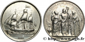 INSURANCES
Type : La Société d’assurances mutuelles maritimes 
Date : 1846 
Metal : silver 
Diameter : 36  mm
Orientation dies : 12  h.
Weight : 19,45...