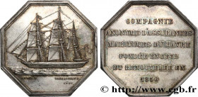 INSURANCES
Type : L’UNIVERS - Compagnie anonyme d’assurances maritimes au Havre 
Date : 1850 
Mint name / Town : HAVRE 
Metal : silver 
Diameter : 34 ...