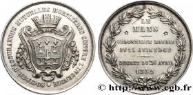 INSURANCES
Type : Assurances mutuelles contre l’incendie (Le Mans) 
Date : 1852 
Metal : silver 
Diameter : 32  mm
Orientation dies : 12  h.
Weight : ...