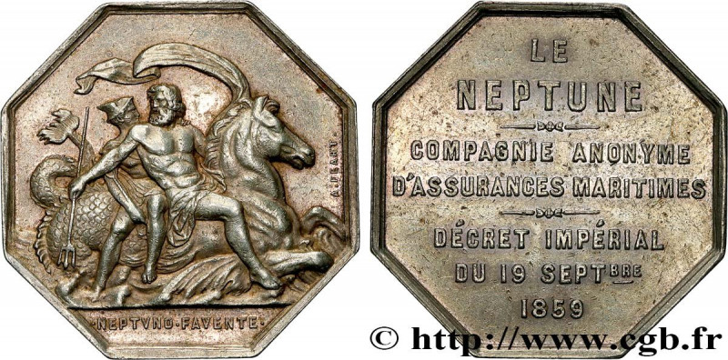 INSURANCES
Type : Le Neptune 
Date : 1859 
Metal : silver 
Diameter : 32  mm
Ori...