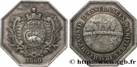 INSURANCES
Type : L’Equateur 
Date : 1860 
Metal : silver 
Diameter : 35  mm
Orientation dies : 12  h.
Weight : 19,13  g.
Edge : Lisse 
Puncheon : mai...