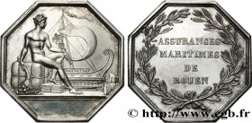 INSURANCES
Type : MARITIME - ROUEN 
Date : n.d. 
Mint name / Town : ROUEN 
Metal : silver 
Diameter : 32  mm
Orientation dies : 12  h.
Weight : 17,14 ...