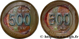 CASINOS AND GAMES
Type : SBM Monaco - 500 
Date : n.d. 
Metal : plastic 
Diameter : 43  mm
Orientation dies : 12  h.
Weight : 5,68  g.
Edge : Lisse 
R...