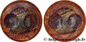 CASINOS AND GAMES
Type : SBM Monaco - 10 
Date : n.d. 
Metal : plastic 
Diameter : 31  mm
Orientation dies : 12  h.
Weight : 2,41  g.
Edge : Lisse 
Ra...