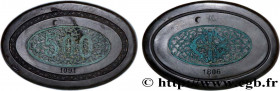 CASINOS AND GAMES
Type : SBM Monaco - 500 
Date : n.d. 
Metal : plastic 
Diameter : 67  mm
Orientation dies : 12  h.
Weight : 15,54  g.
Edge : Lisse 
...