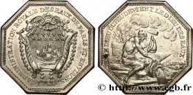 CORPORATIONS
Type : OFFICIERS DES EAUX DE PARIS 
Date : 1788 
Metal : silver 
Diameter : 35  mm
Orientation dies : 12  h.
Weight : 16,85  g.
Edge : li...