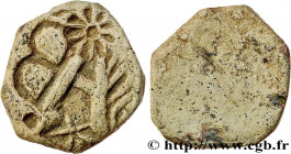 CORSICA
Type : Méreau contremarqué d'un B 
Date : n.d. 
Mint name / Town : Bonifacio 
Metal : lead 
Diameter : 19  mm
Weight : 5,33  g.

Grade : VG...