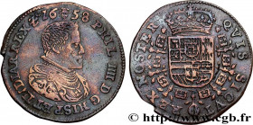 NETHERLANDS
Type : PRISE DE MONTMEDY 
Date : 1658 
Mint name / Town : s.l. 
Metal : copper 
Diameter : 31  mm
Orientation dies : 8  h.
Weight : 5,92  ...