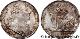 EXTRAORDINARY ITEMS FROM WARS
Type : LOUIS XVI 
Date : 1777 
Metal : silver 
Diameter : 28  mm
Orientation dies : 6  h.
Weight : 6,85  g.
Edge : canne...