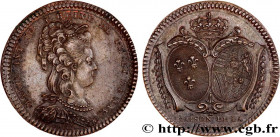 MAISON DE LA REINE
Type : Marie - Antoinette, reine de France 
Date : n.d. 
Metal : copper 
Diameter : 29,5  mm
Orientation dies : 12  h.
Weight : 10,...