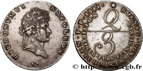 GERMANY - KINGDOM OF WESTPHALIA - JÉRÔME NAPOLÉON
Type : 2/3 Thaler ou gulden 
Date : 1811 
Mint name / Town : Clausthal 
Quantity minted : -- 
Metal ...