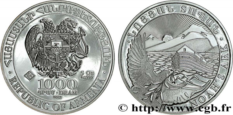 ARMENIA
Type : 1000 Dram Arche de Noé 
Date : 2012 
Quantity minted : 3550 
Meta...