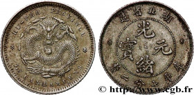 CHINA
Type : 7,2 Candareens (10 Cents) Province de Hu-Peh 
Date : (1895-1907) 
Quantity minted : - 
Metal : silver 
Millesimal fineness : 800  ‰
Diame...