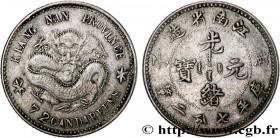 CHINA
Type : 10 Cents province de Kiangnan - Dragon 
Date : 1901 
Quantity minted : - 
Metal : silver 
Millesimal fineness : 820  ‰
Diameter : 18,5  m...