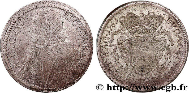 DALMATIA - REPUBLIC OF RAGUSA
Type : Tallero (Thaler) rectoral neuf 
Date : 1761...