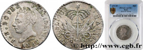 HAITI
Type : 50 Centimes Jean-Pierre Boyer an 25 
Date : 1828 
Quantity minted : - 
Metal : silver 
Diameter : 25  mm
Orientation dies : 12  h.
Weight...