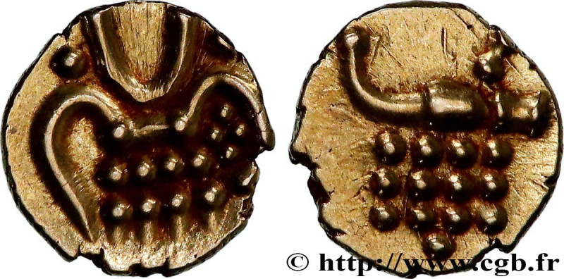 INDIA - INDIAN WORLD
Type : Fanam or 
Date : 1820-1830 
Metal : gold 
Diameter :...