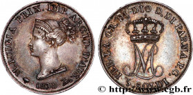 ITALY - PARMA AND PIACENZA
Type : 5 soldi Marie-Louise 
Date : 1830 
Mint name / Town : Milan 
Quantity minted : 360021 
Metal : silver 
Millesimal fi...