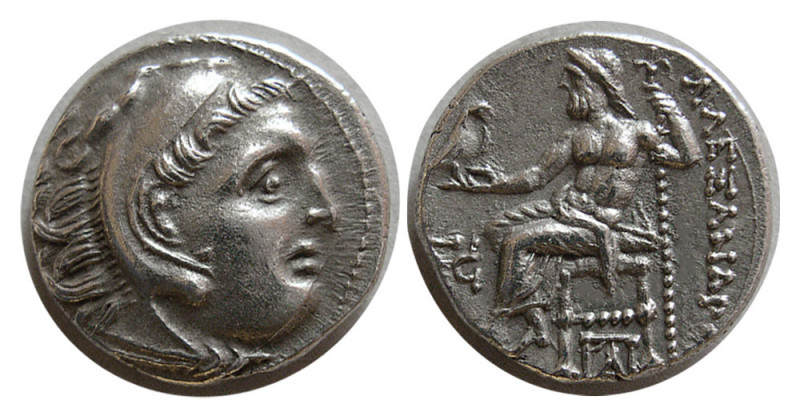 KINGS of MACEDON. Alexander III. 336-323 BC. AR Drachm (4.16 gm; 17 mm). Colopho...