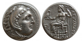 KINGS of MACEDON. Alexander III. 336-323 BC. AR Drachm, Colophan.