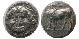 MYSIA, Parion. 4th century BC. AR Hemidrachm.