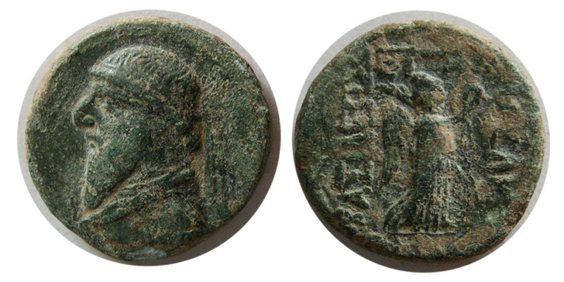 KINGS of PARTHIA. Mithradates II. 121-91 BC. Æ dichalkos (2.94 gm; 15 mm). S26.2...