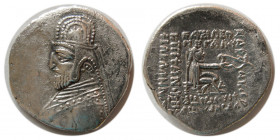 KINGS of PARTHIA. Orodes I. 90-77 BC. Silver Drachm.