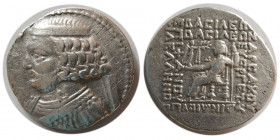 KINGS of PARTHIA. Orodes II. Ca. 57-38 BC. Silver Tetradrachm.