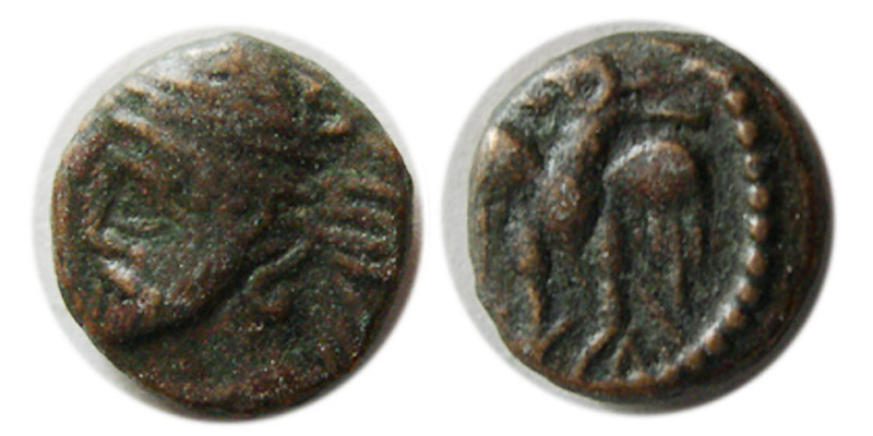 KINGS of PARTHIA. Pacorus I (c. AD 78-120). Æ chalkon (1.26 gm; 10 mm). S77.13; ...