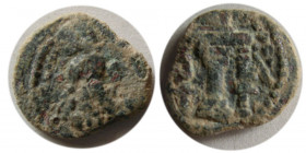 SASANIAN KINGS. Ardashir I. 211-224 AD. Æ. Rare.