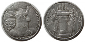 SASANIAN KINGS. Shapur I. 240-270 AD. Billon Drachm.