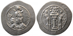 SASANIAN KINGS. Yazdgird I (399-420 AD). Silver Drachm.