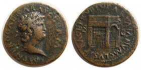 ROMAN EMPIRE. Nero. 54-68 AD. Æ As. Temple of Janus.