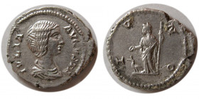 ROMAN EMPIRE. Julia Domna. Augusta, 193-217 AD. AR Denarius.