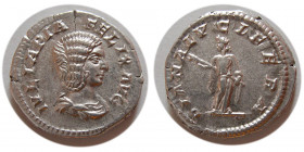 ROMAN EMPIRE. Julia Domna, 193-217 AD. AR Denarius.