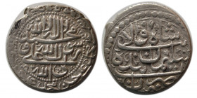 SAFAVID, Shah Sulayman I. 1666-1694 AD. AR Abbasi. Isfahan mint.