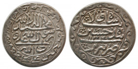 SAFAVID, Shah Sultan Hussain. 1694-1722 AD. AR Abbasi. Tabriz mint, 1134 AH